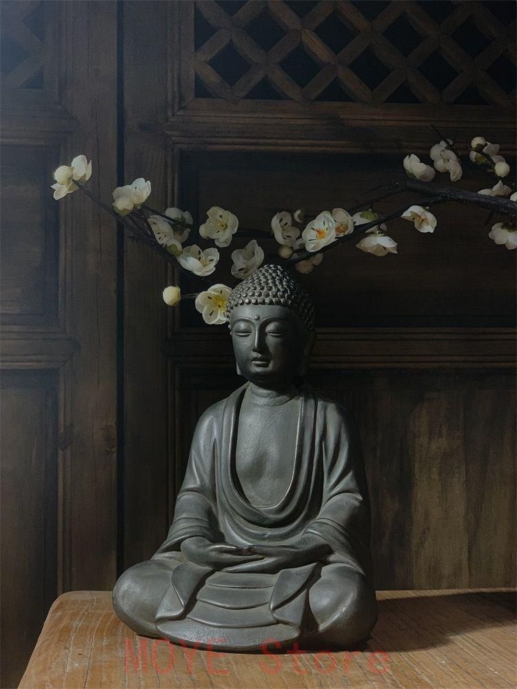 釈迦牟尼仏 仏像 置物gy 1216