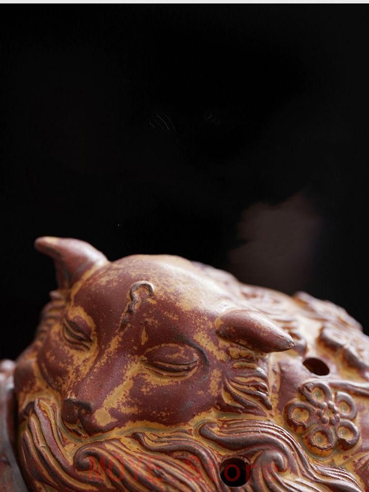 九尾キツネの 香炉 陶磁器 装飾品 現芸品 美術品 置物gy1216 - メルカリ