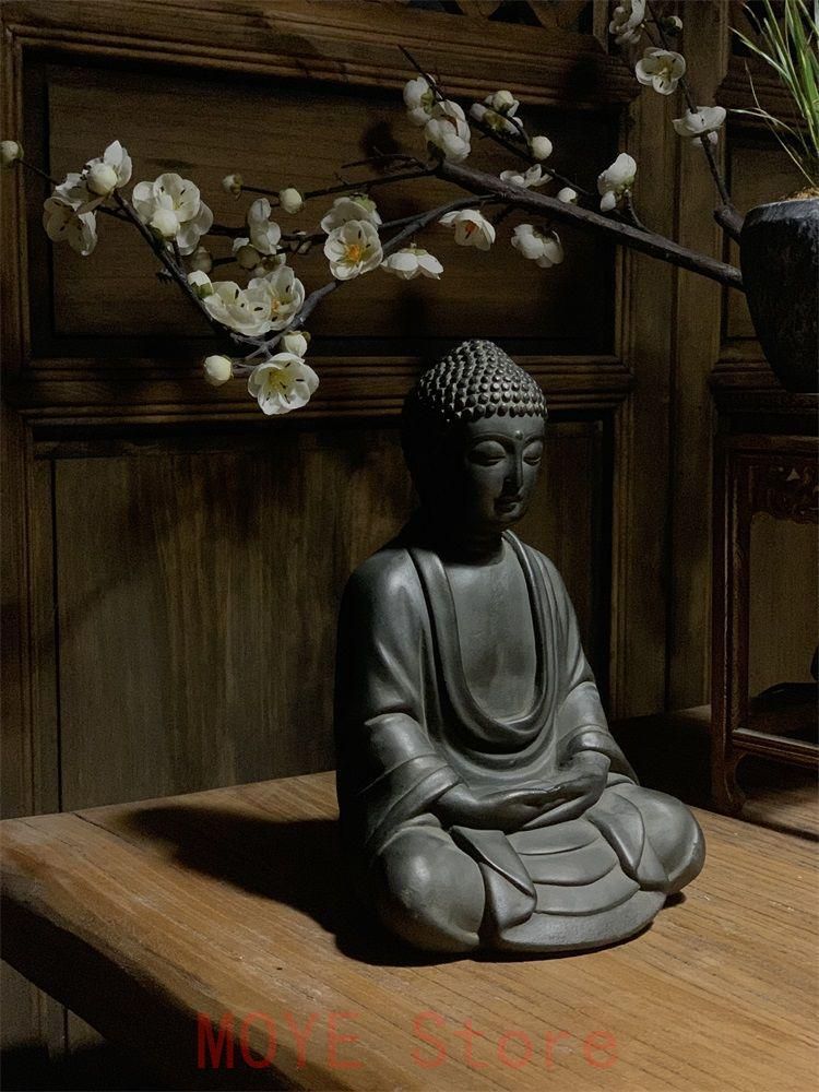 釈迦牟尼仏 仏像 美術品 工芸品 置物gy1216 - メルカリ