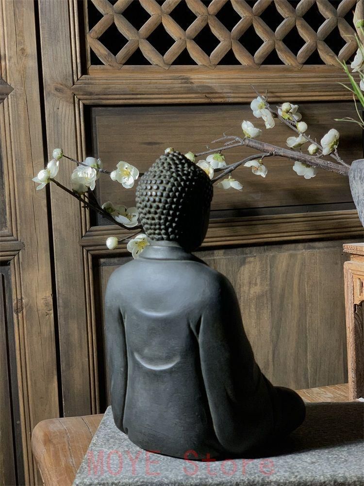 釈迦牟尼仏 仏像 美術品 工芸品 置物gy1216 - メルカリ