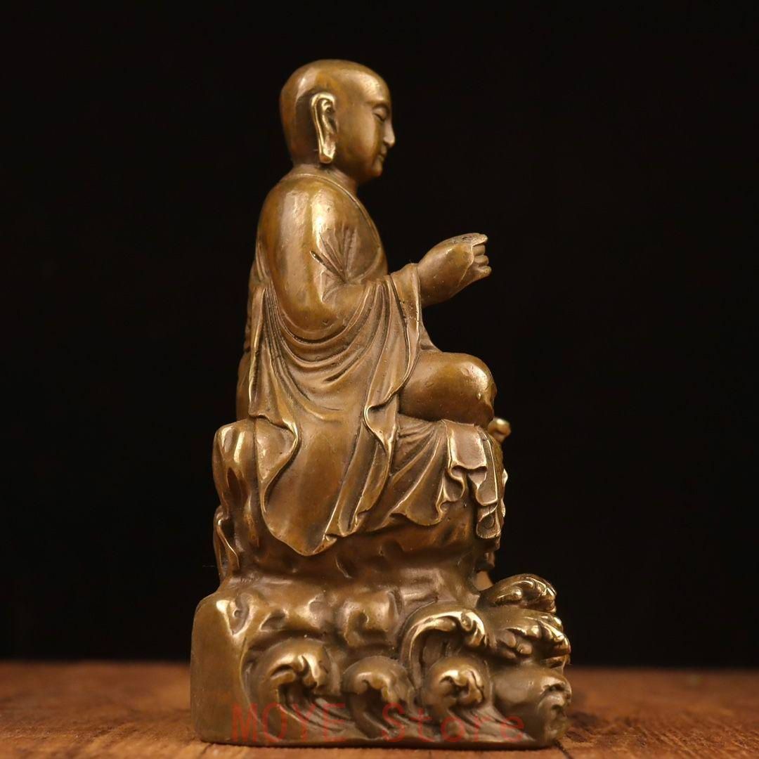 地蔵 菩薩 観音 銅製 仏像 彫刻 置物 開運 風水 鎮宅辟邪gy1216 - メルカリ