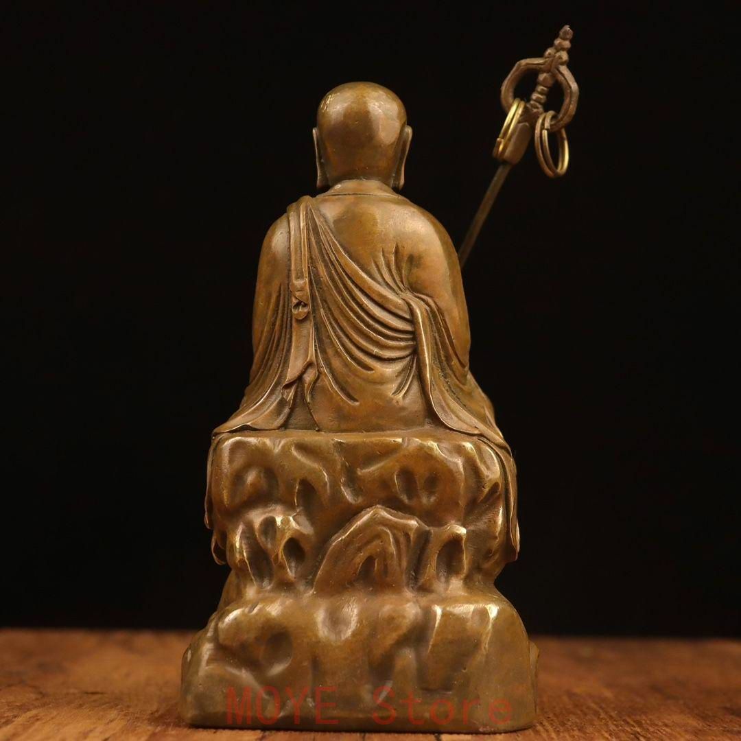 地蔵 菩薩 観音 銅製 仏像 彫刻 置物 開運 風水 鎮宅辟邪gy1216 - メルカリ