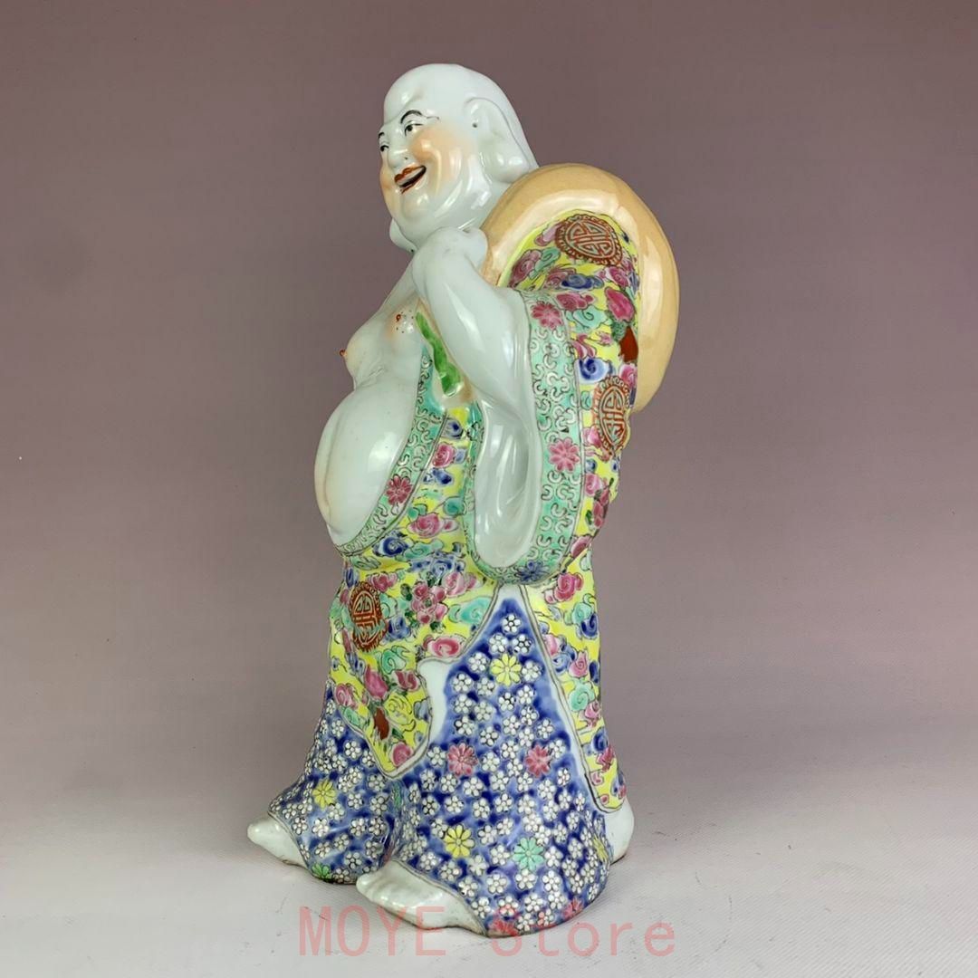 布袋さん彫像 陶磁器