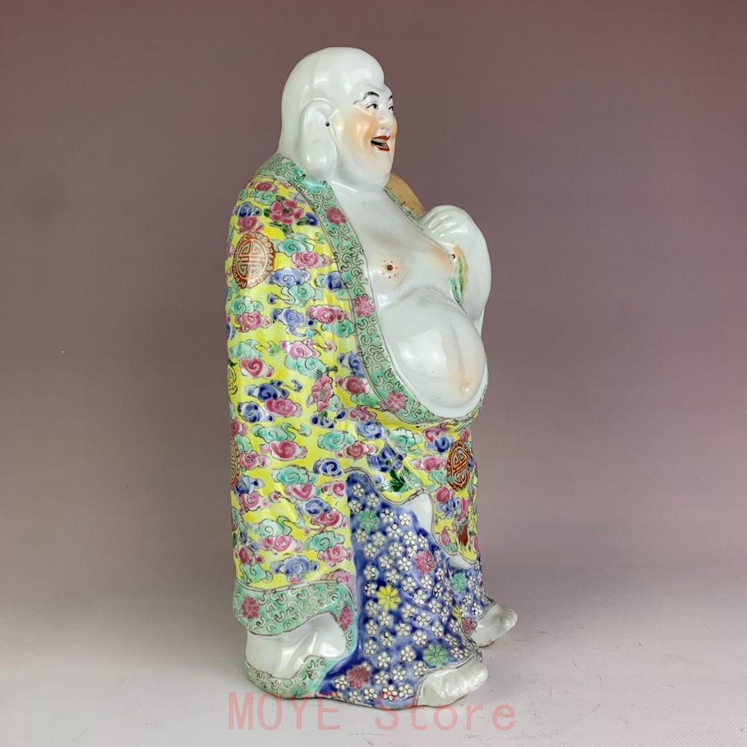 布袋さん彫像 陶磁器 装飾品 現代工芸品 美術品 置物gy1216 - メルカリ