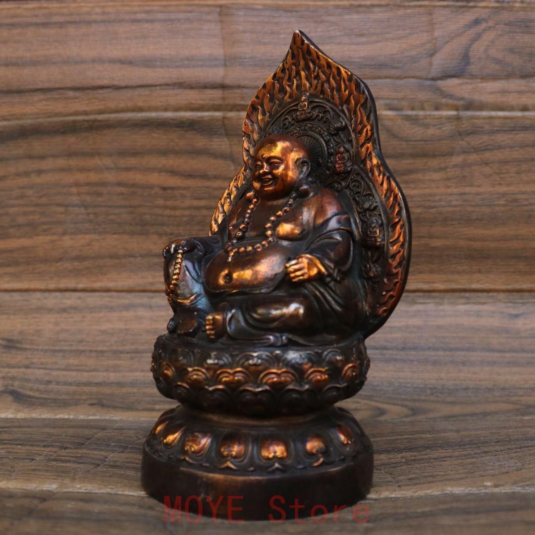 弥勒仏仏像 銅製 仏像 彫刻 置物 開運 風水gy1216 - メルカリ