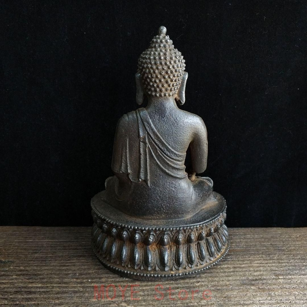 鉄器 鉄仏 睡仏 釈迦牟尼仏像 工芸品 美術品 置物 鉄器 鉄仏 釈迦牟尼坐像 工芸品 美術品 置物gy1216 - メルカリ