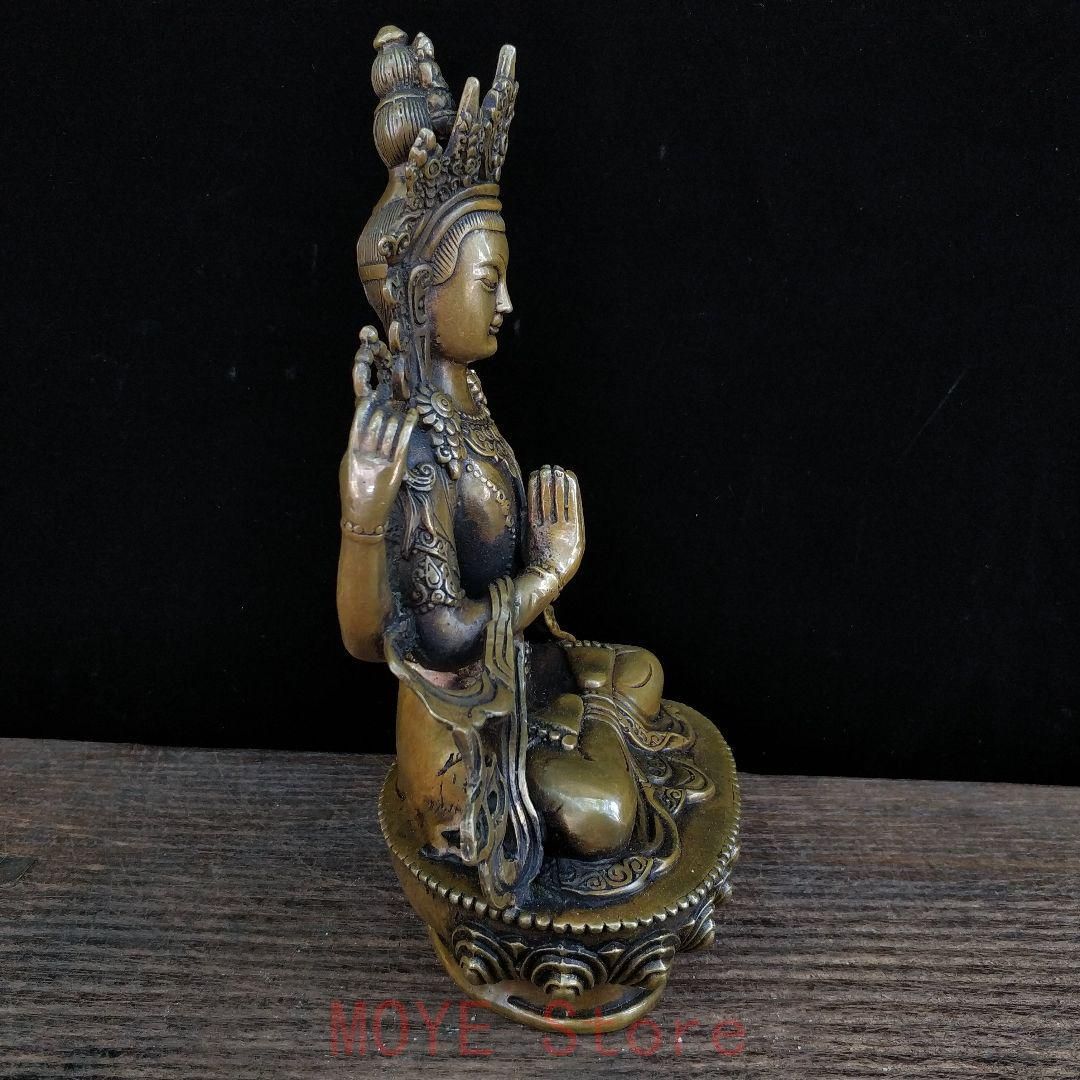 観音様仏像・仏像・風水鎮宅・置物gy1216 - メルカリ