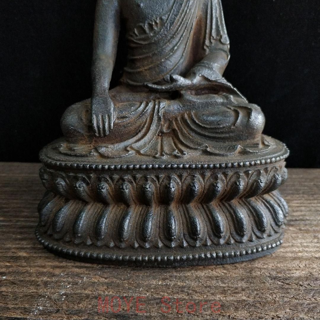 鉄器 鉄仏 睡仏 釈迦牟尼仏像 工芸品 美術品 置物 鉄器 鉄仏 釈迦牟尼坐像 工芸品 美術品 置物gy1216 - メルカリ