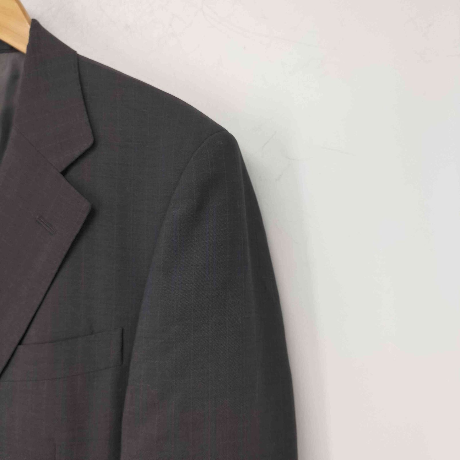 バーバリーロンドン BURBERRY LONDON モヘヤ混 チェック柄 2B