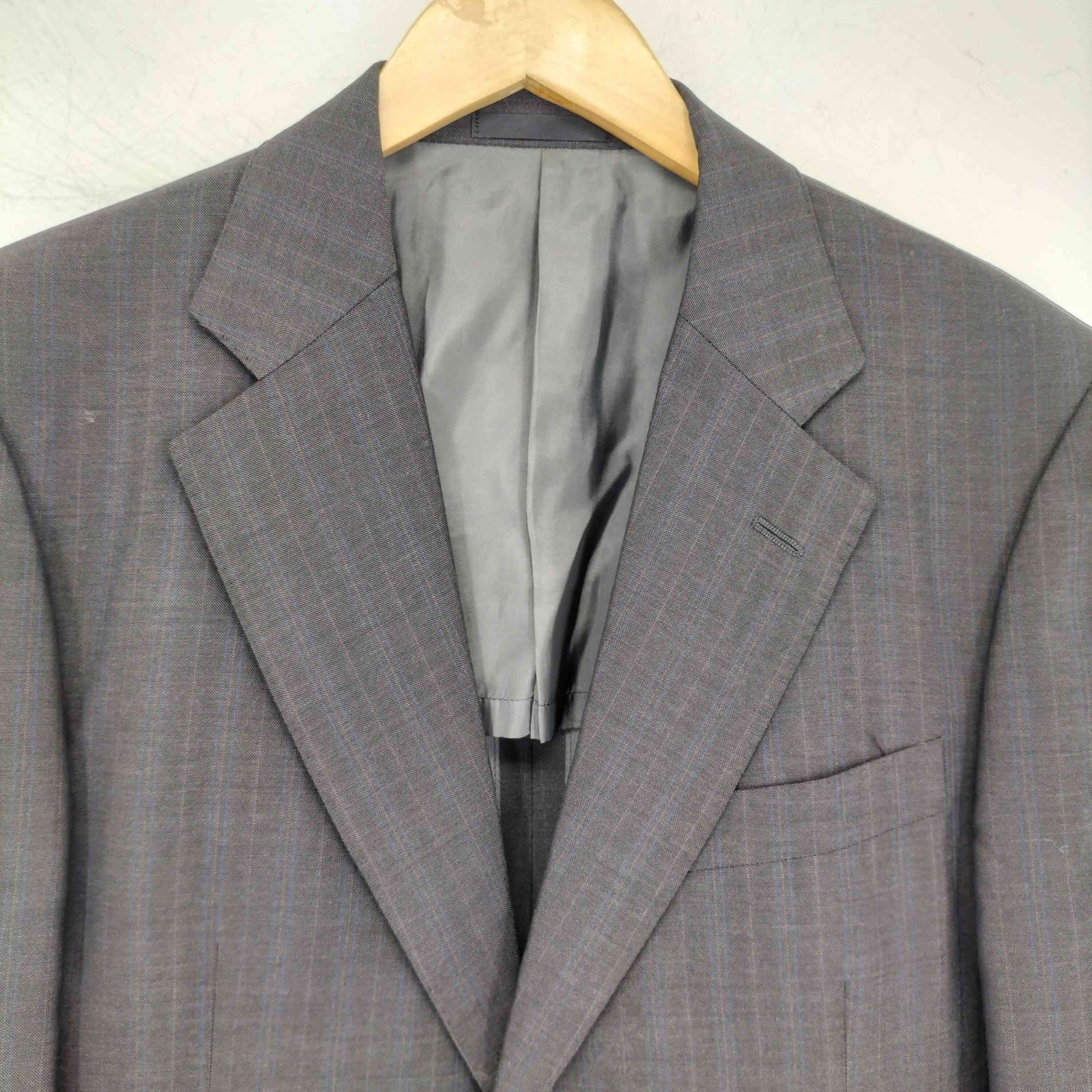 バーバリーロンドン BURBERRY LONDON モヘヤ混 チェック柄 2B