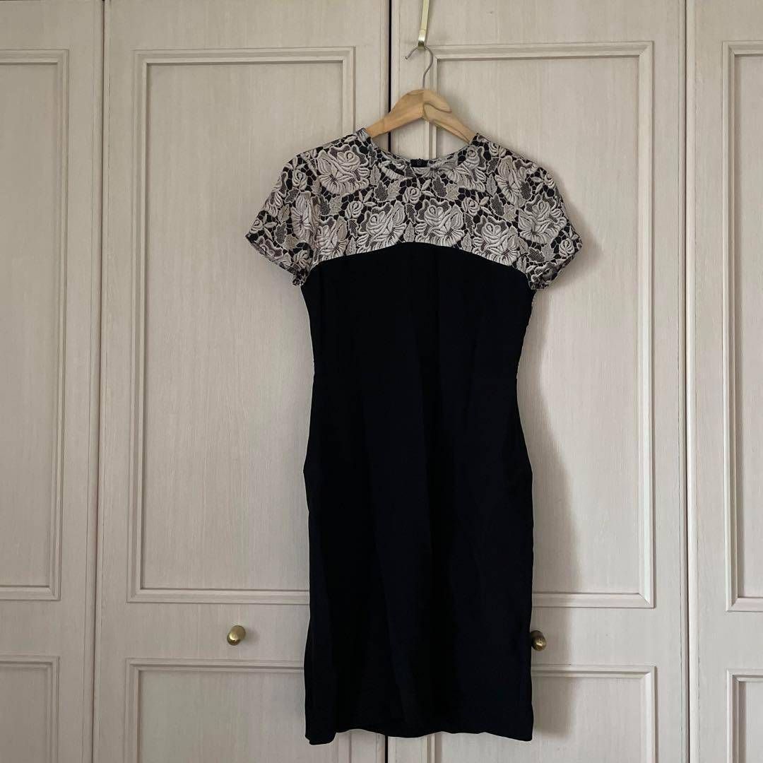 17 Stella McCartney ステラマッカートニー ワンピース レース お呼ばれ デート オフィスカジュアル 食事会 お出かけ 上品