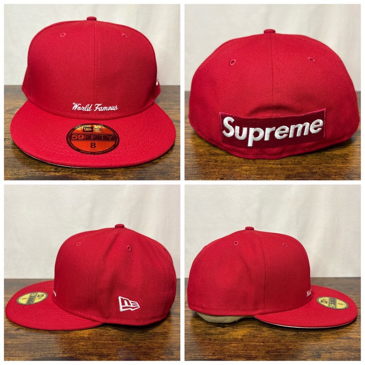 F 56 ニューエラ 59 fifty Supreme シュプリーム 1530