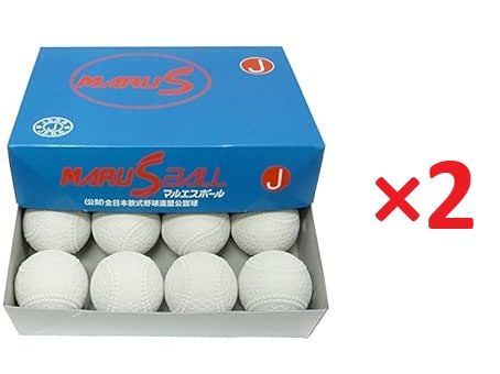 2ダース マルエスボール 軟式野球ボール J号 入り