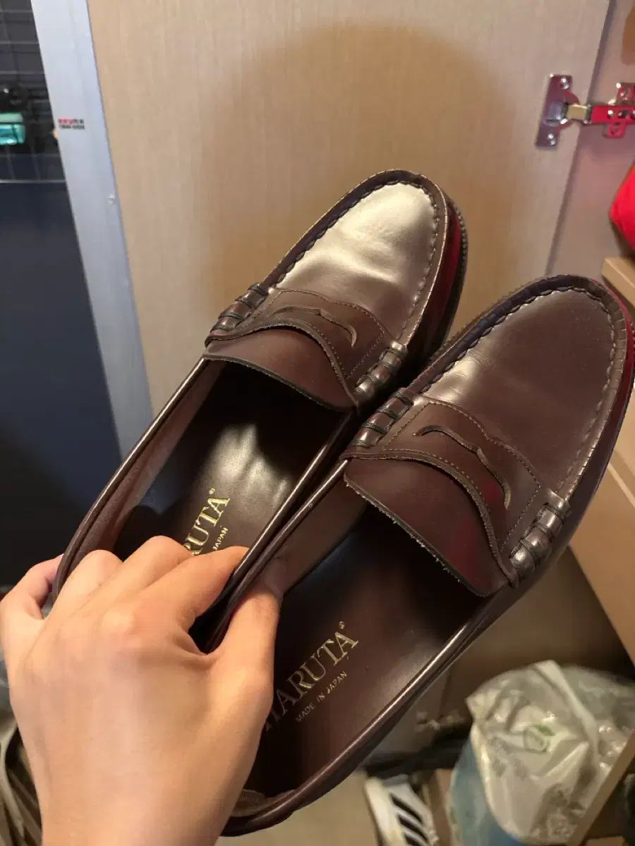 HARUTA ハルタ ブラウン ローファー 275
