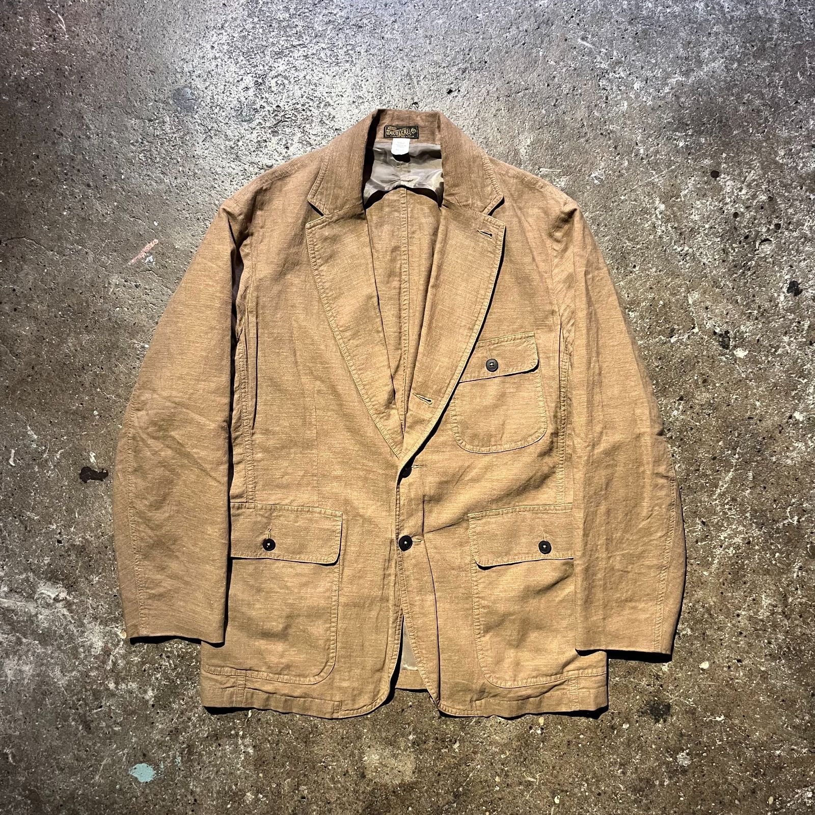 RRL 25ss アンコンストラクテッドコットンリネンスポーツコート L 