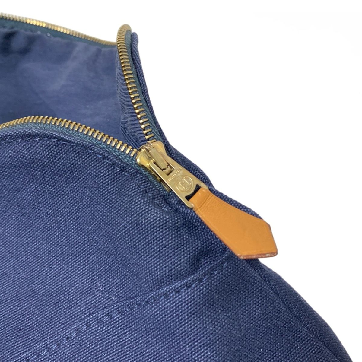 HERMES(エルメス) ポーチ ボリードポーチ25 ダークネイビー レザー