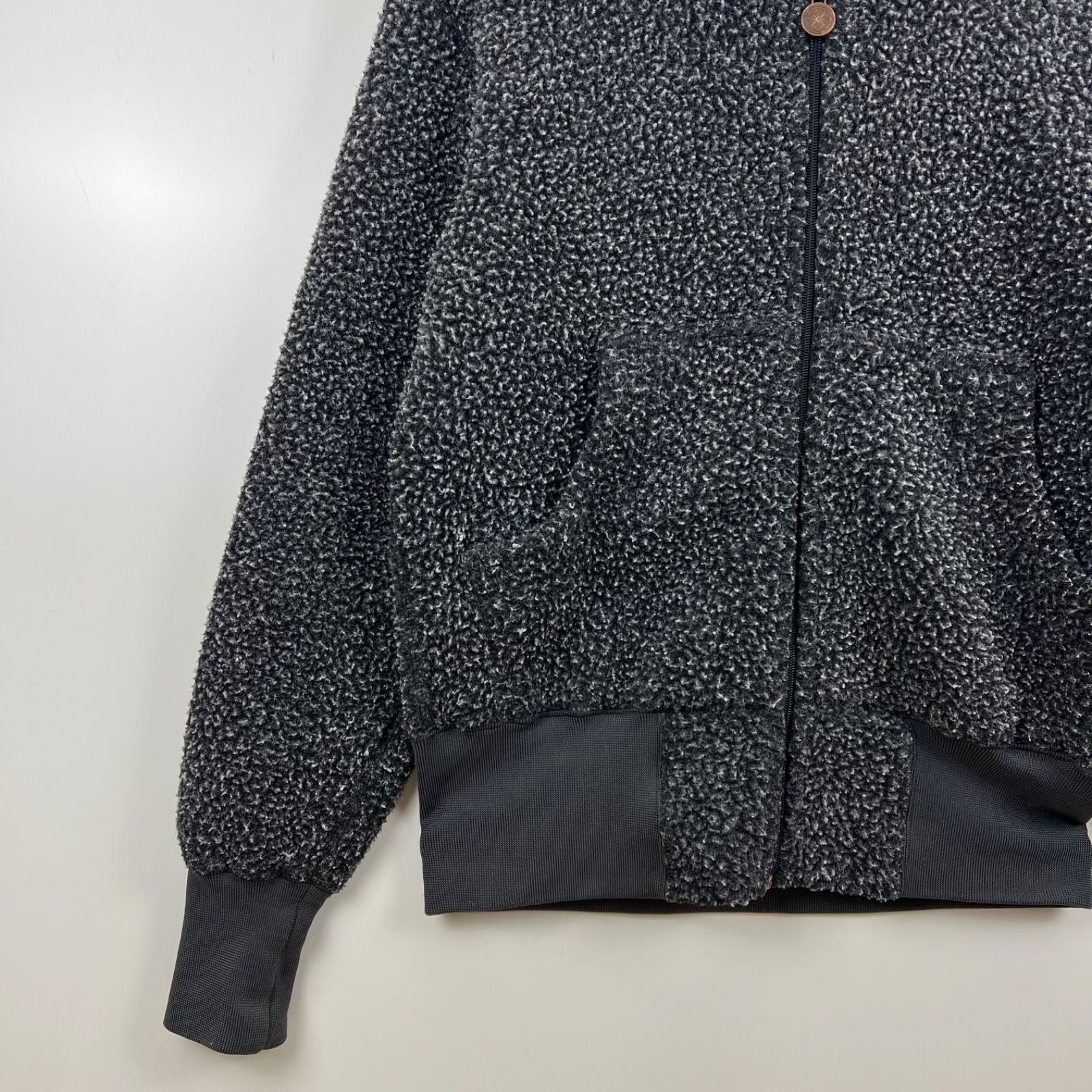 YAMANE EVISU JAPAN archive durian BOA fleece zip hoodie 38 M 