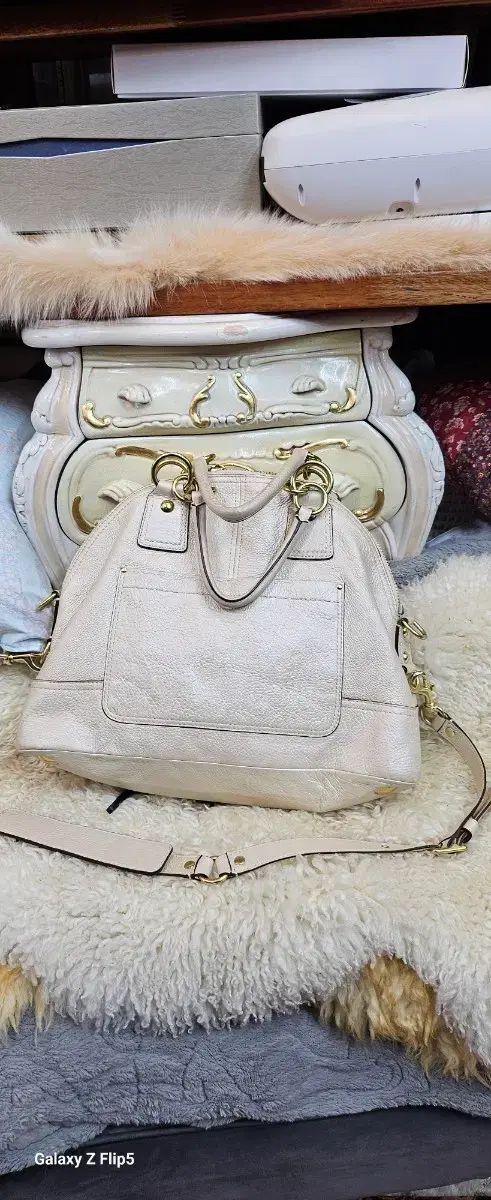 バッグ アイボリー