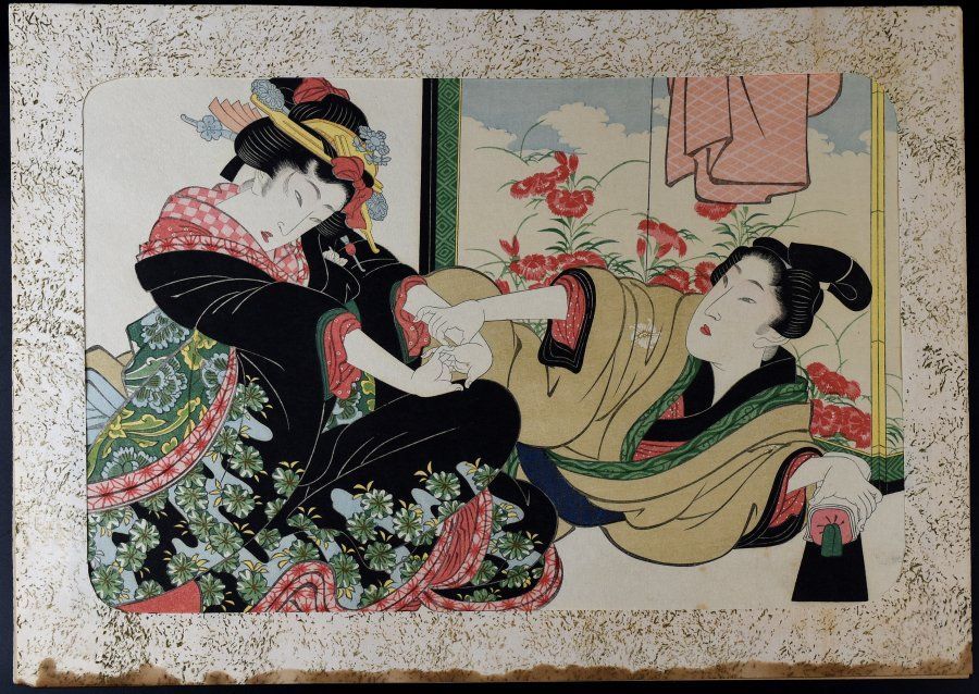 春画　花魁　花街　芸妓　舞妓　人形　陶器　枕絵 春画 花魁 花街 芸妓 舞妓 人形 陶器 枕絵