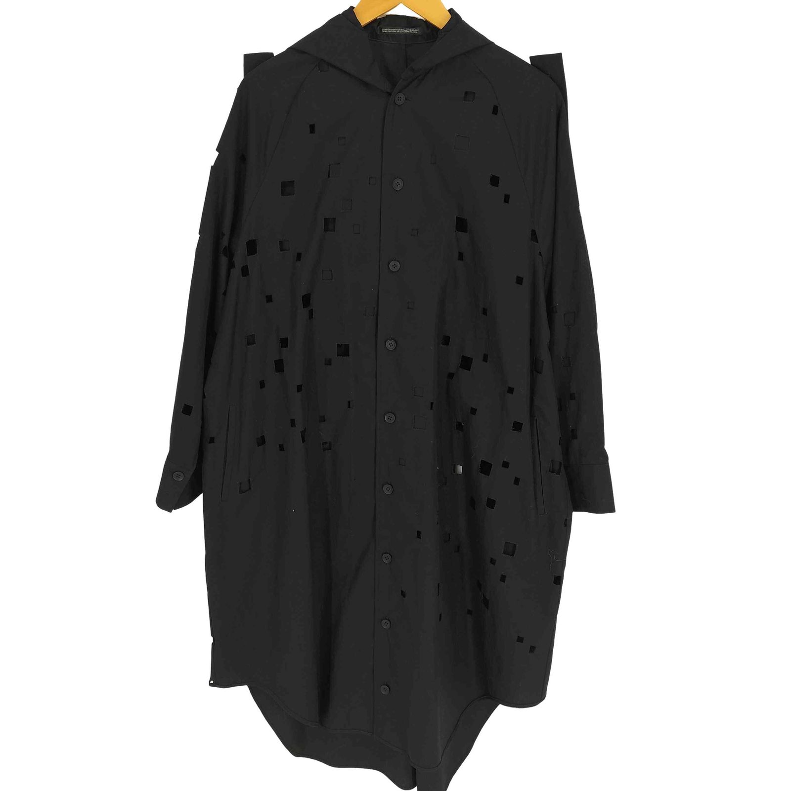 ヨウジヤマモト Yohji Yamamoto collections 25 SS BROAD SQUARE LACE DRESSES ブロード スクエア レース ドレス レディース JPN 1