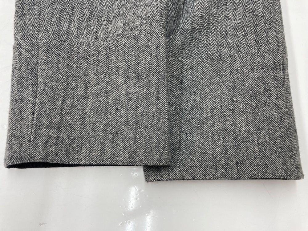 新品 BORDERS at BALCONY ウールヘリボーンノーカラージャケット WOOL JACKET BD2521ー3Bー33 | BORDERS at