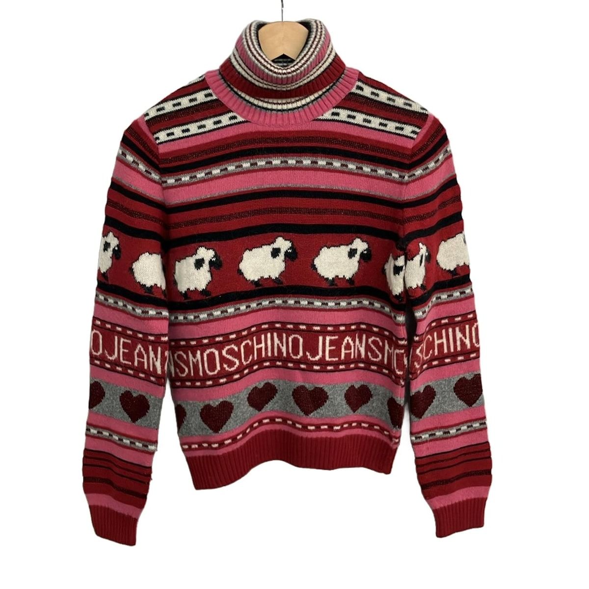 MOSCHINO(モスキーノ) 長袖セーター サイズI 44 レディース美品