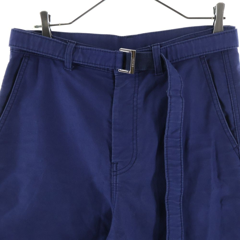Sacai サカイ 24SS Moleskin Pants モールスキンコットンパンツ ネイビー 24-03310M Sacai (サカイ) 24SS Moleskin Pants モールスキンコットンパンツ
