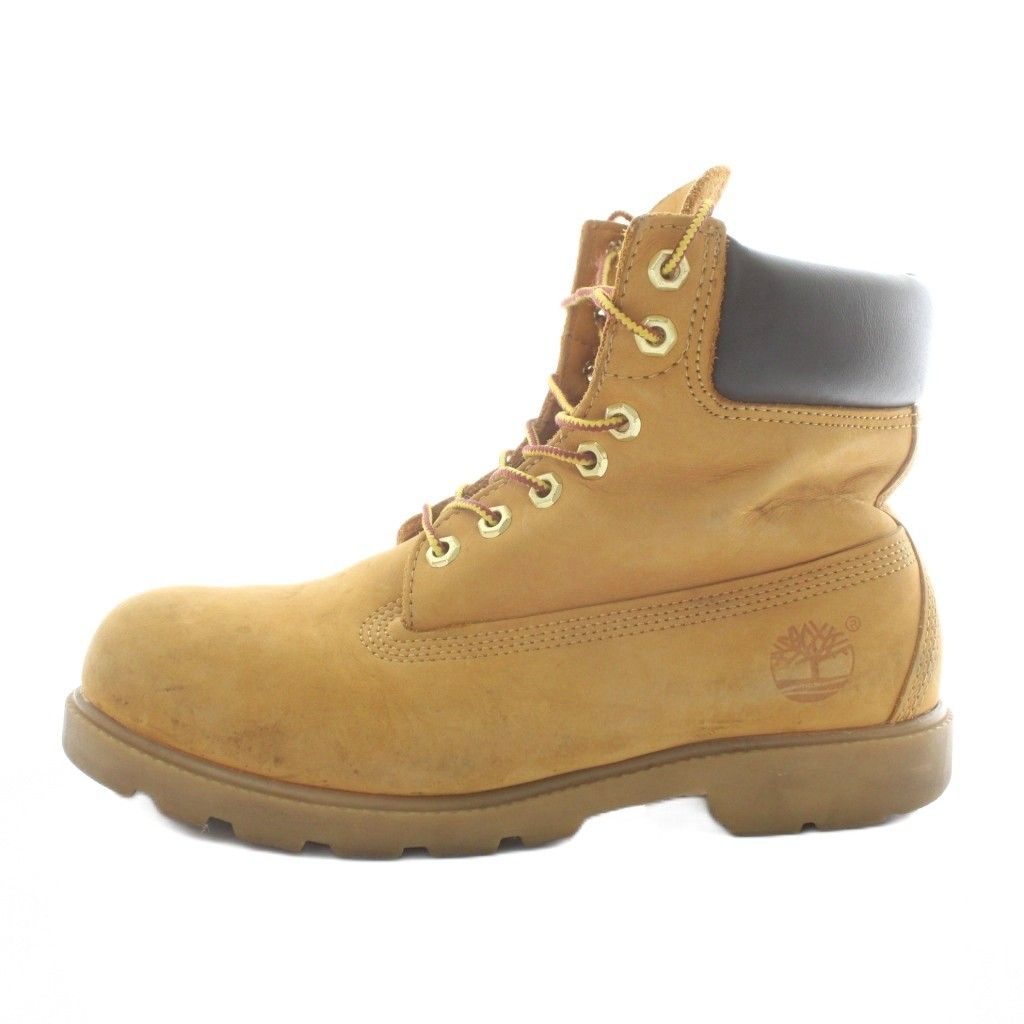 ティンバーランド Timberland 6 inch BASIC BOOT 6インチ ベーシックブーツ ウィートヌバック 7ホール ショート レースアップ 8 W 26 cm ベージュ 18034 XZ GY 01
