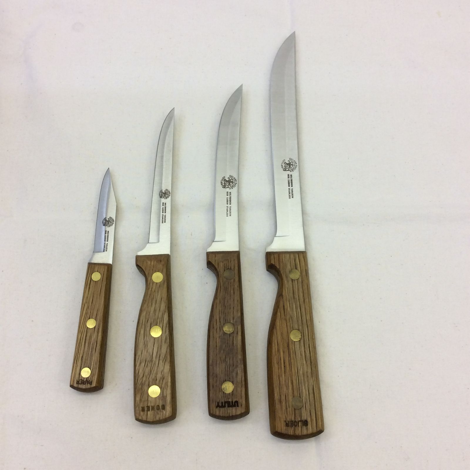 G en Eagle Cutlery キッチンナイフ 4本セット シェフナイフ 包丁 ステンレス ゴールデンイーグルカトラリー