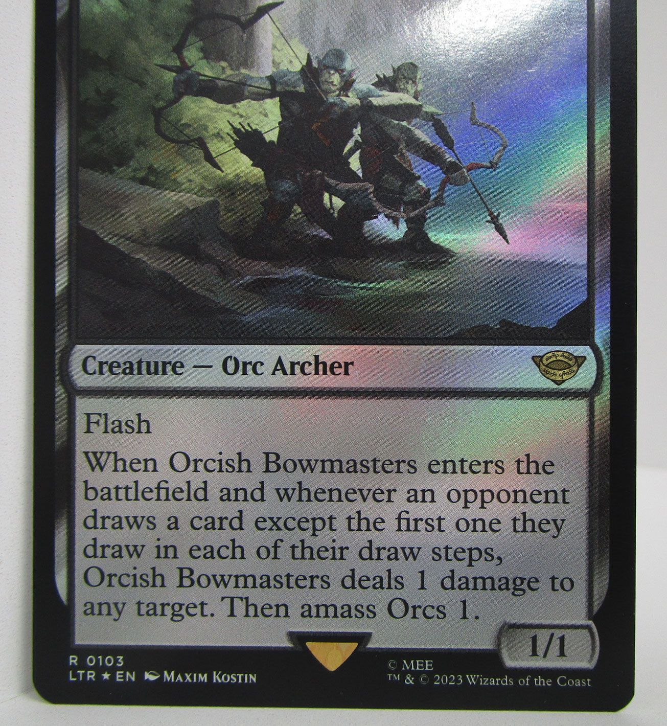 MTG オークの弓使い Orcish Bowmasters Foil 英語版 プレイ用 - メルカリ