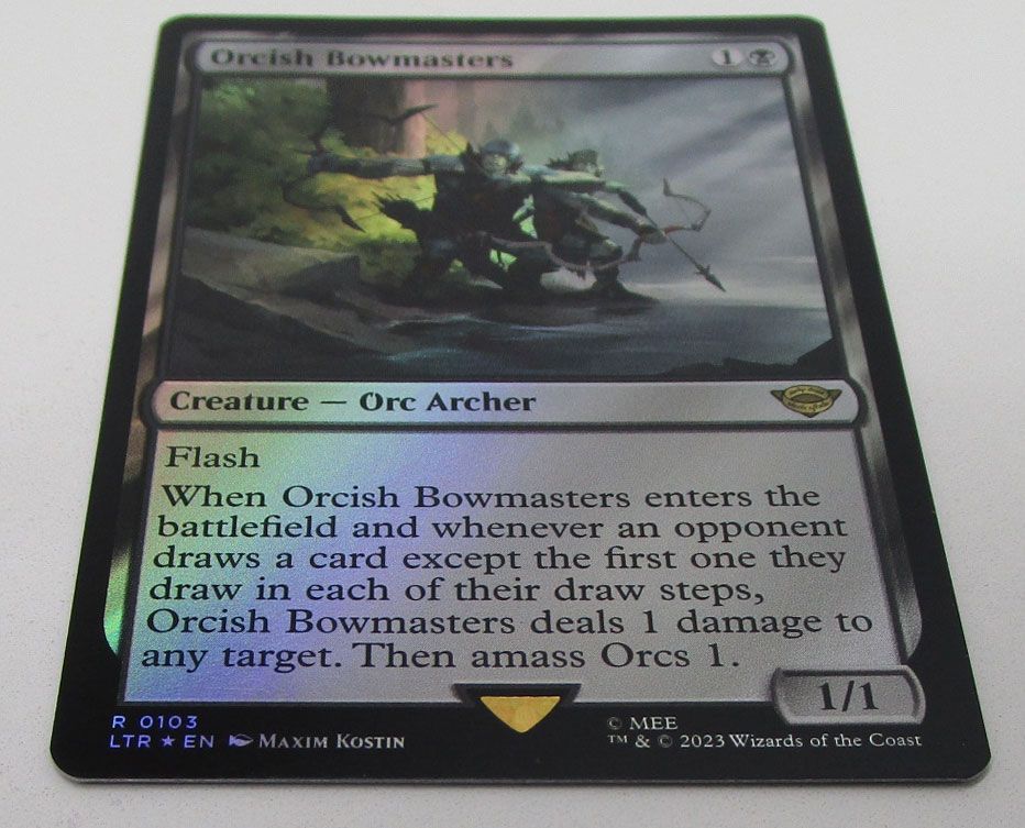 MTG オークの弓使い Orcish Bowmasters Foil 英語版 プレイ用 - メルカリ