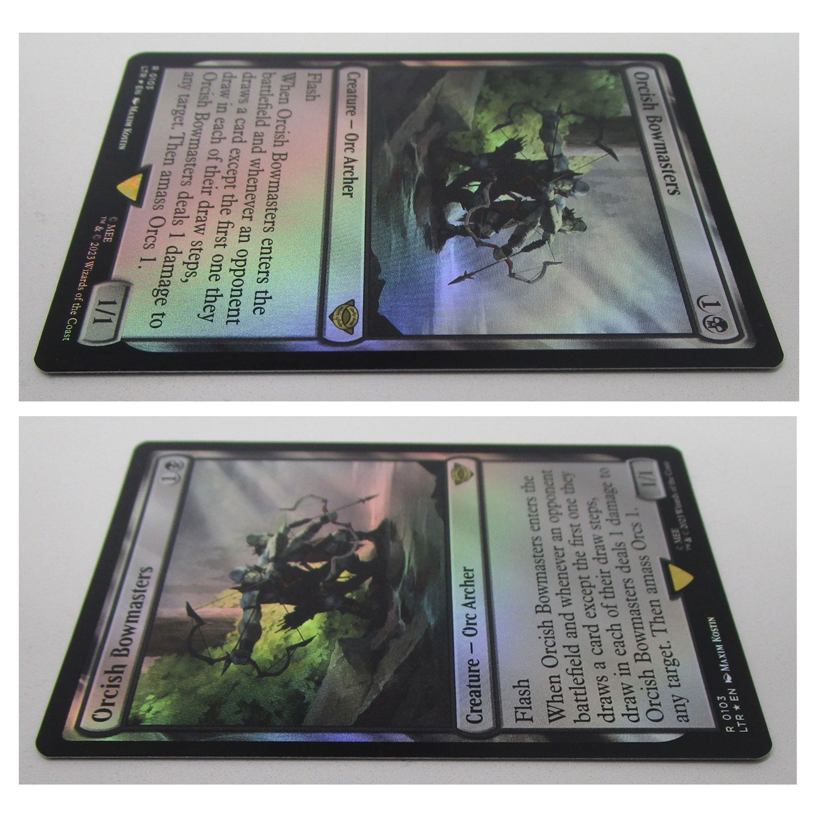 MTG オークの弓使い Orcish Bowmasters Foil 英語版 プレイ用 - メルカリ