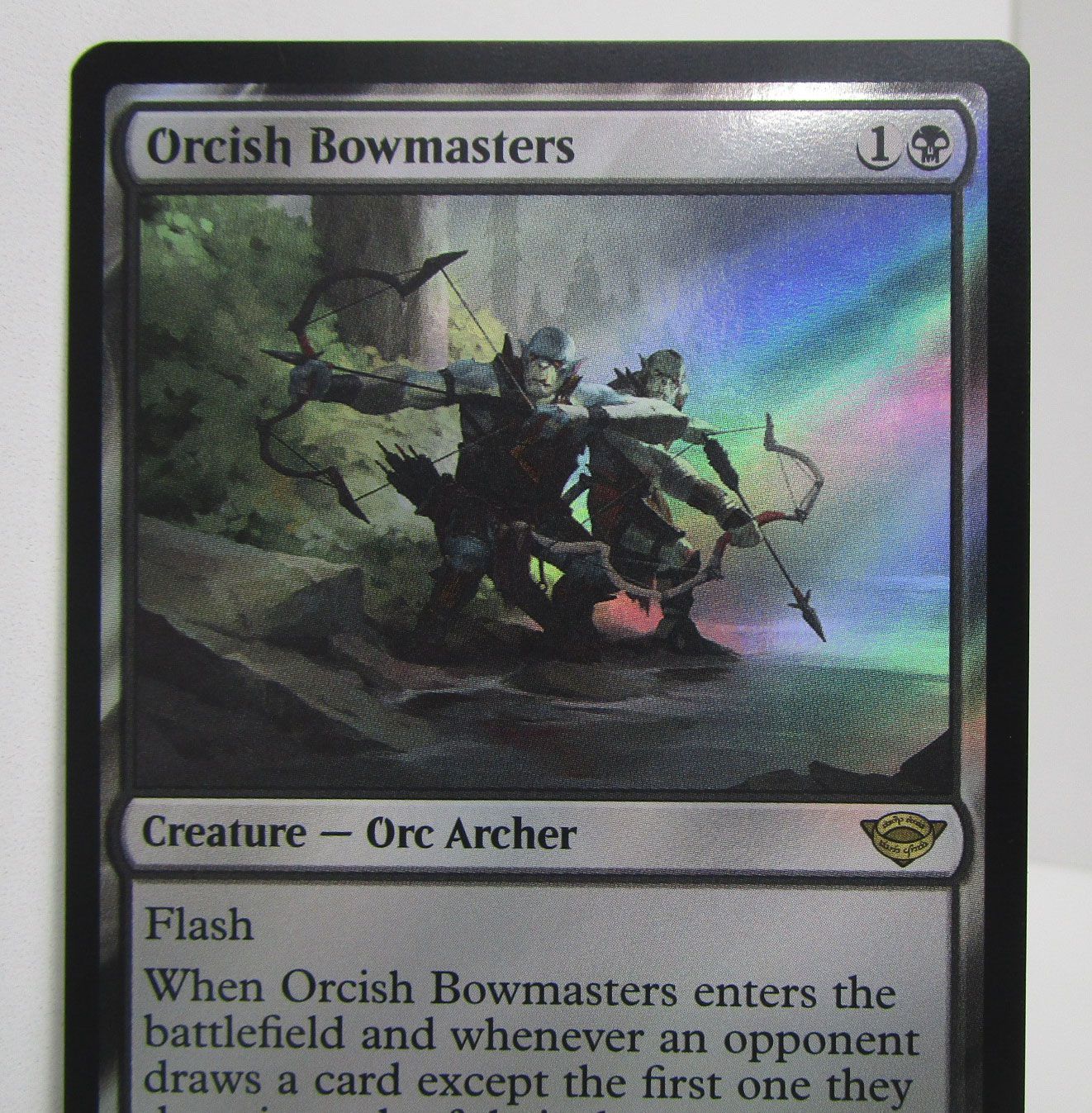 MTG 銀幕 foil 英語版 オークの弓使い ショーケース版 MTG オークの弓使い Orcish Bowmasters Foil 英語版 プレイ用 - メルカリ
