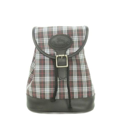 バーバリーズ Burberrys ミニリュックサック デイパック ノバチェック ロゴ グレー AH 9 GY 18