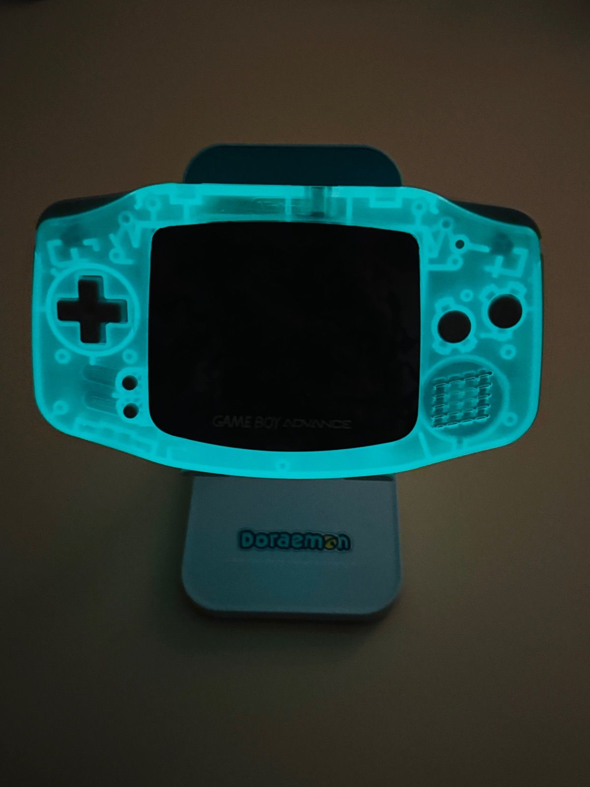Nintendo Game Boy Advance IPS液晶 蓄光クリア 本体