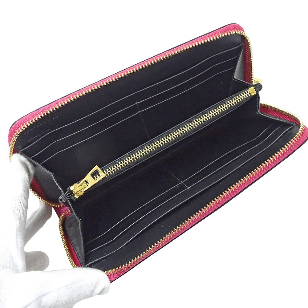 ロエベ LOEWE 財布 レディース ブランド 長財布 リピート レザー