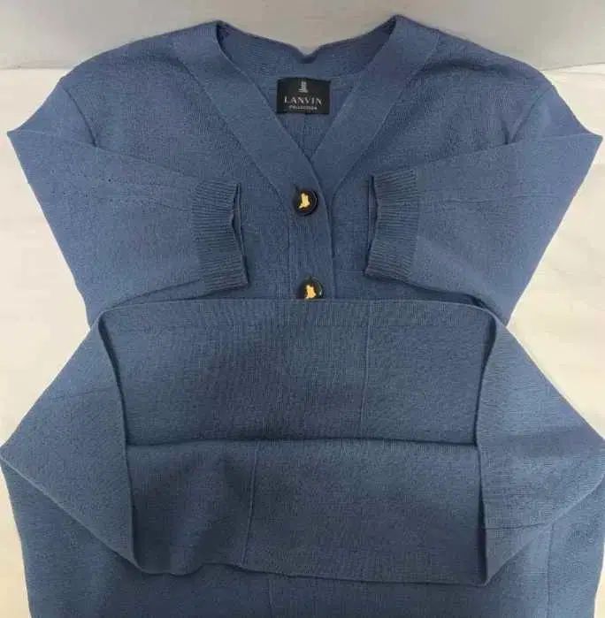 半袖ニット ロング丈ワンピース