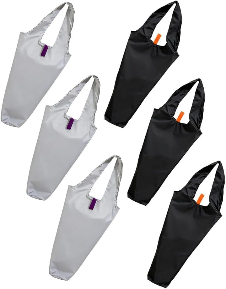 start.side スタートサイド 折れない 切り花 フラワー ショルダー エコバッグ ロングサイズ 仏花 ポリエステル 黒ブラック3点 灰グレー3点 Free Size