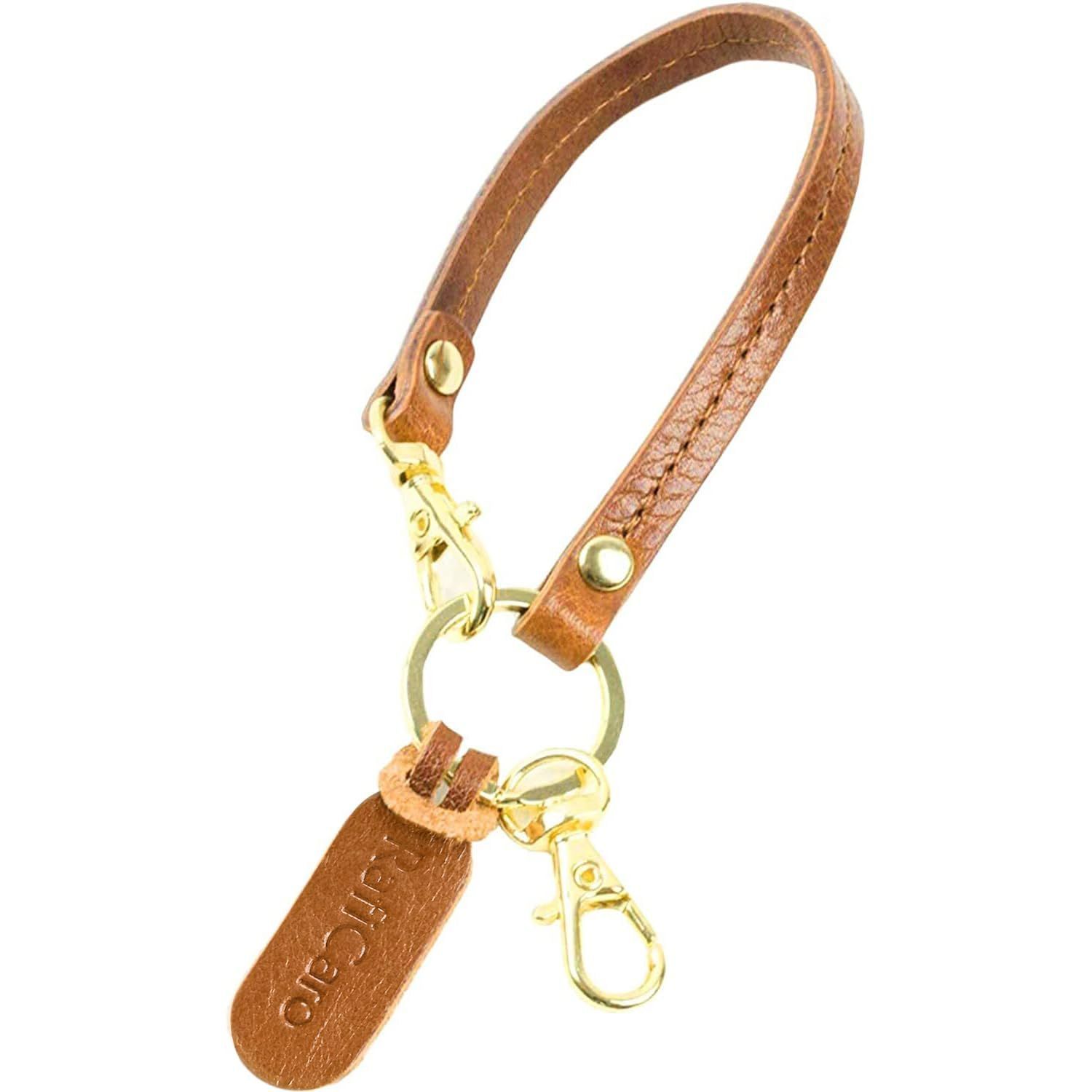 在庫セール】[RafiCaro] ショートストラップ ハンドストラップ レザー