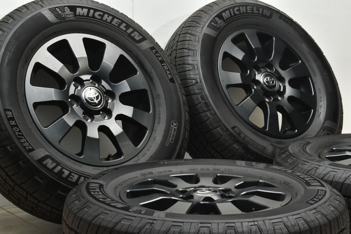 使用僅か トヨタ ランドクルーザー250 ZXグレード 18 in 7 5 J 60 PCD 139 LTX TRAIL 265 70 R 300 レクサス LX 600 700 h