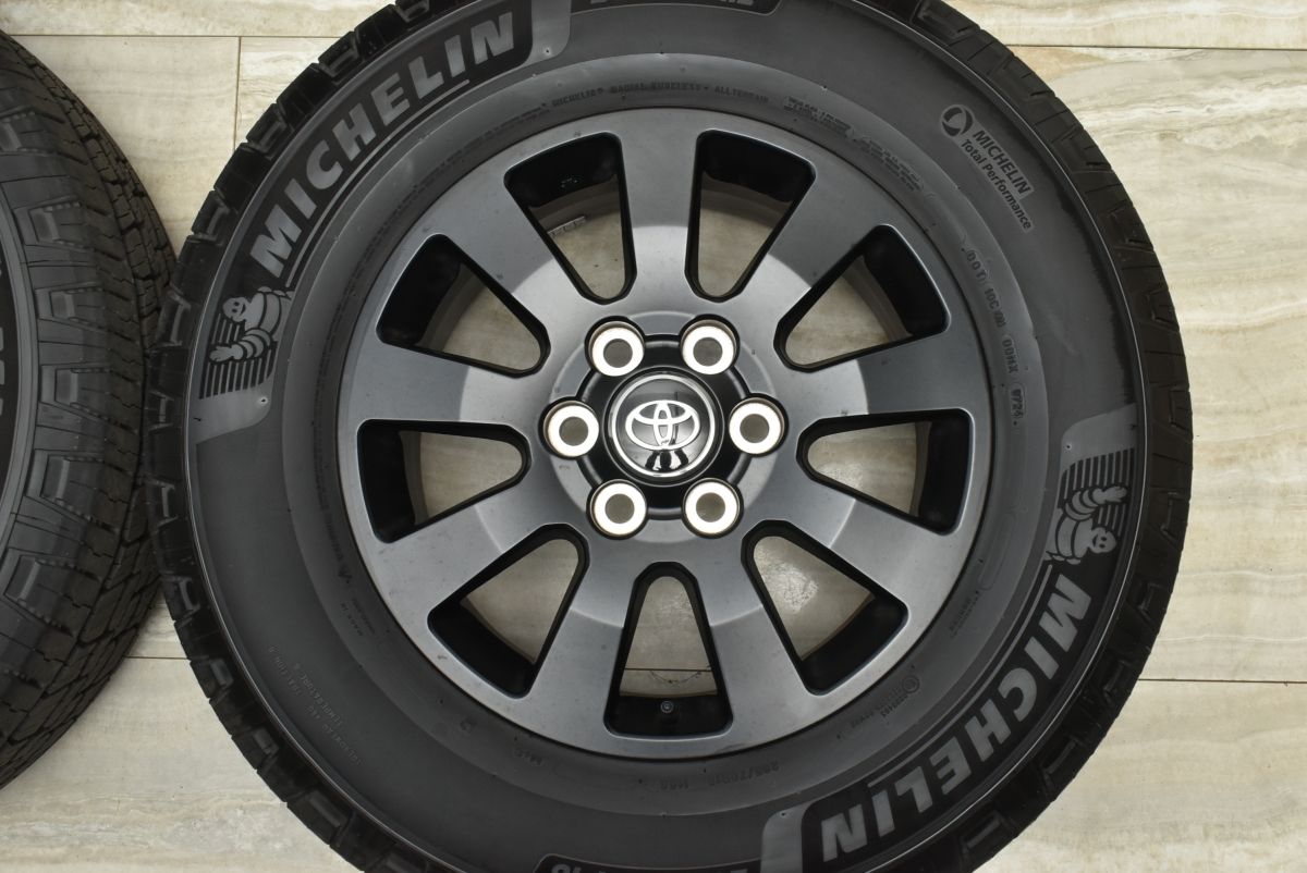 使用僅か 美品】トヨタ ランドクルーザー250 ZXグレード 純正 18in 7.5