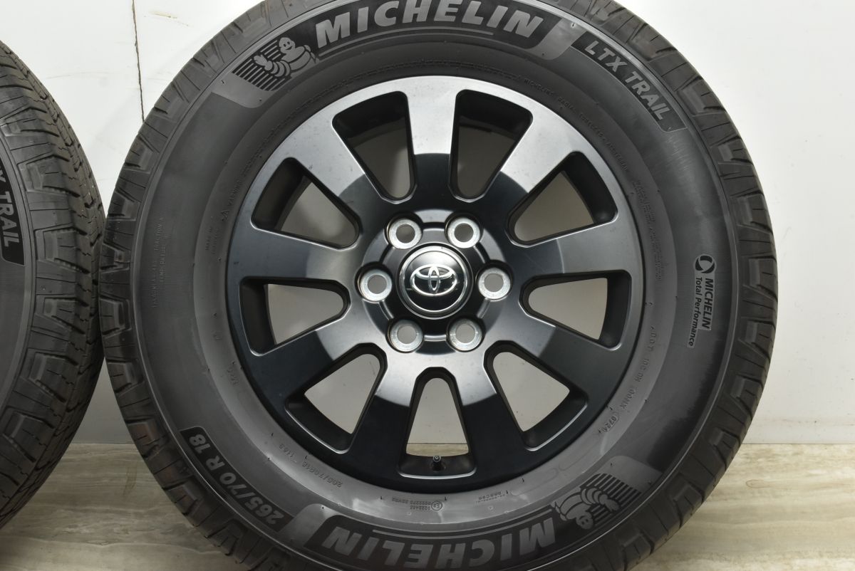 使用僅か 美品】トヨタ ランドクルーザー250 ZXグレード 純正 18in 7.5