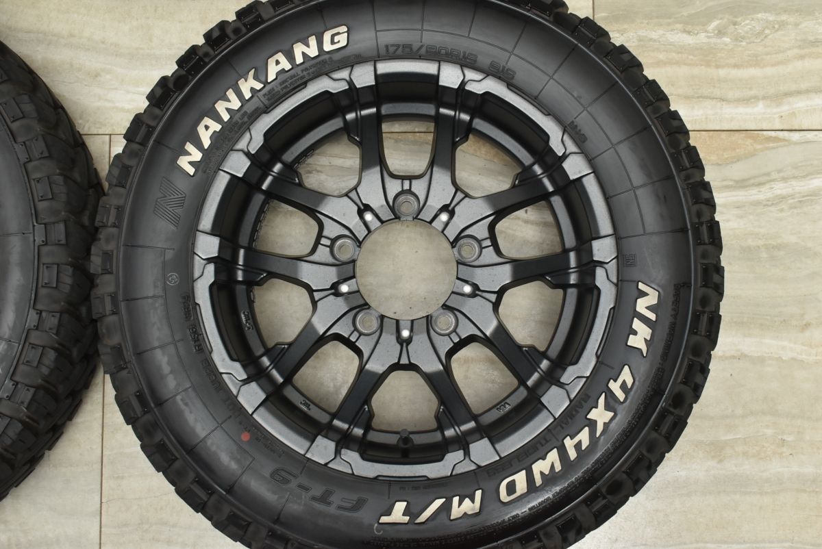  製 バリ溝 ナイトロパワー M 26 クロスファング 16 in 5 J 20 PCD 139 7 ナンカン 175 80 R JB 64 23 ジムニー 16インチ タイヤ ホイールセット