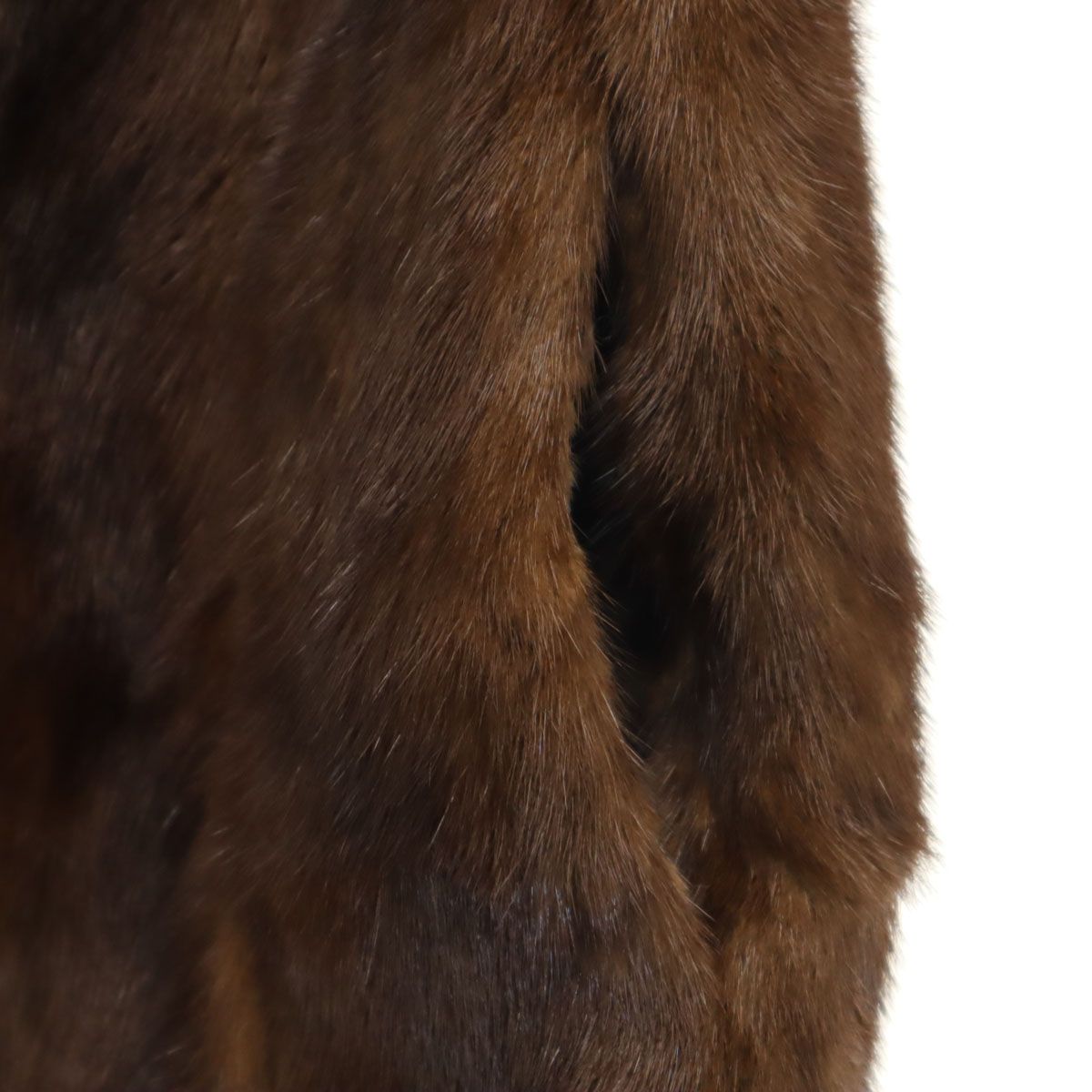 SAGA MINK サガミンク 毛皮コート 9 ブラウン レディース 古着 - メルカリ