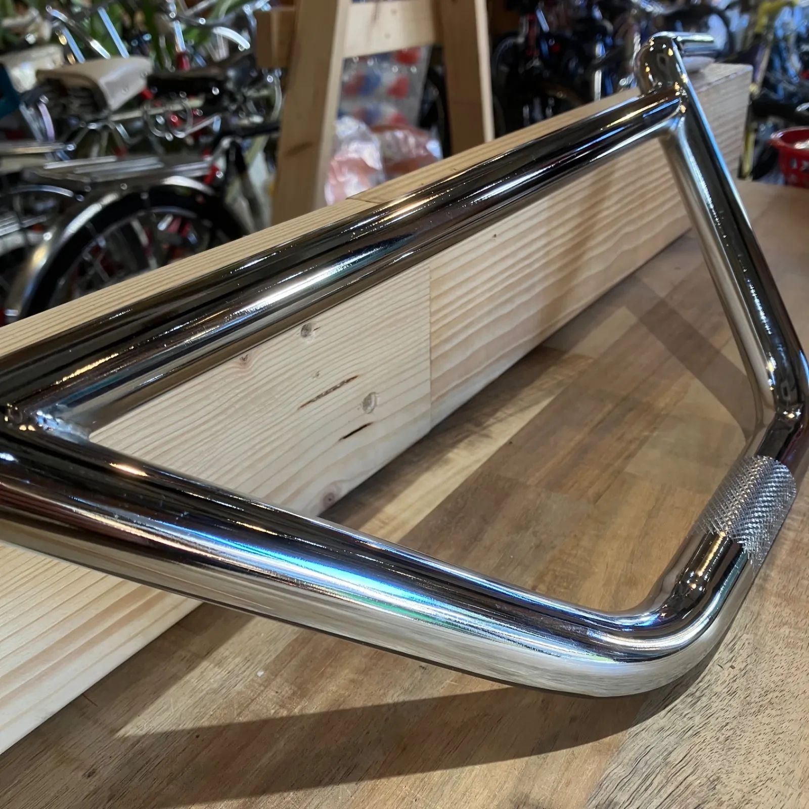 新品】クルーザーバー クランカーバー クローム BMXやOLD MTBの