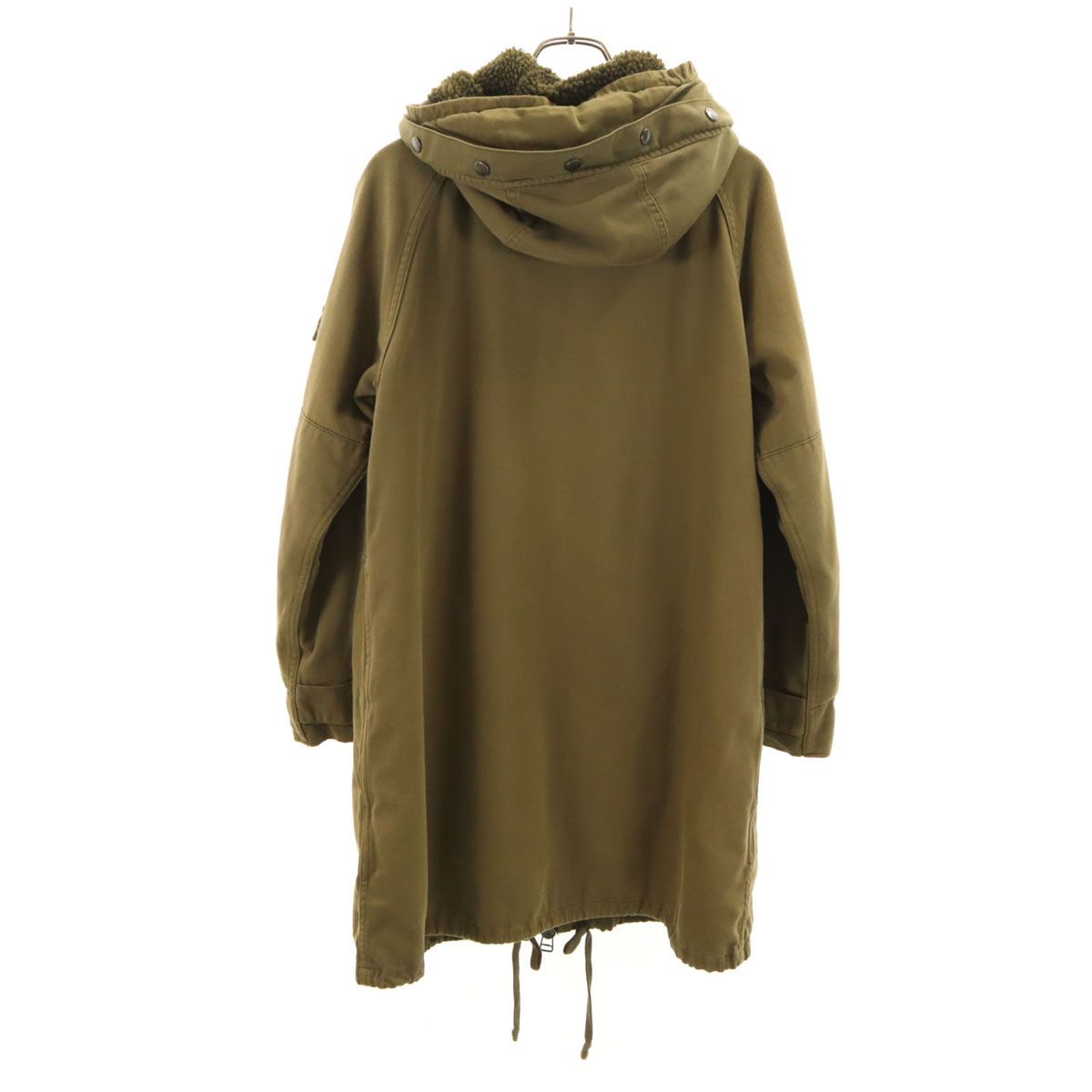 green グリーン 日本製 モッズコート 2 オリーブ系 ライナー付き