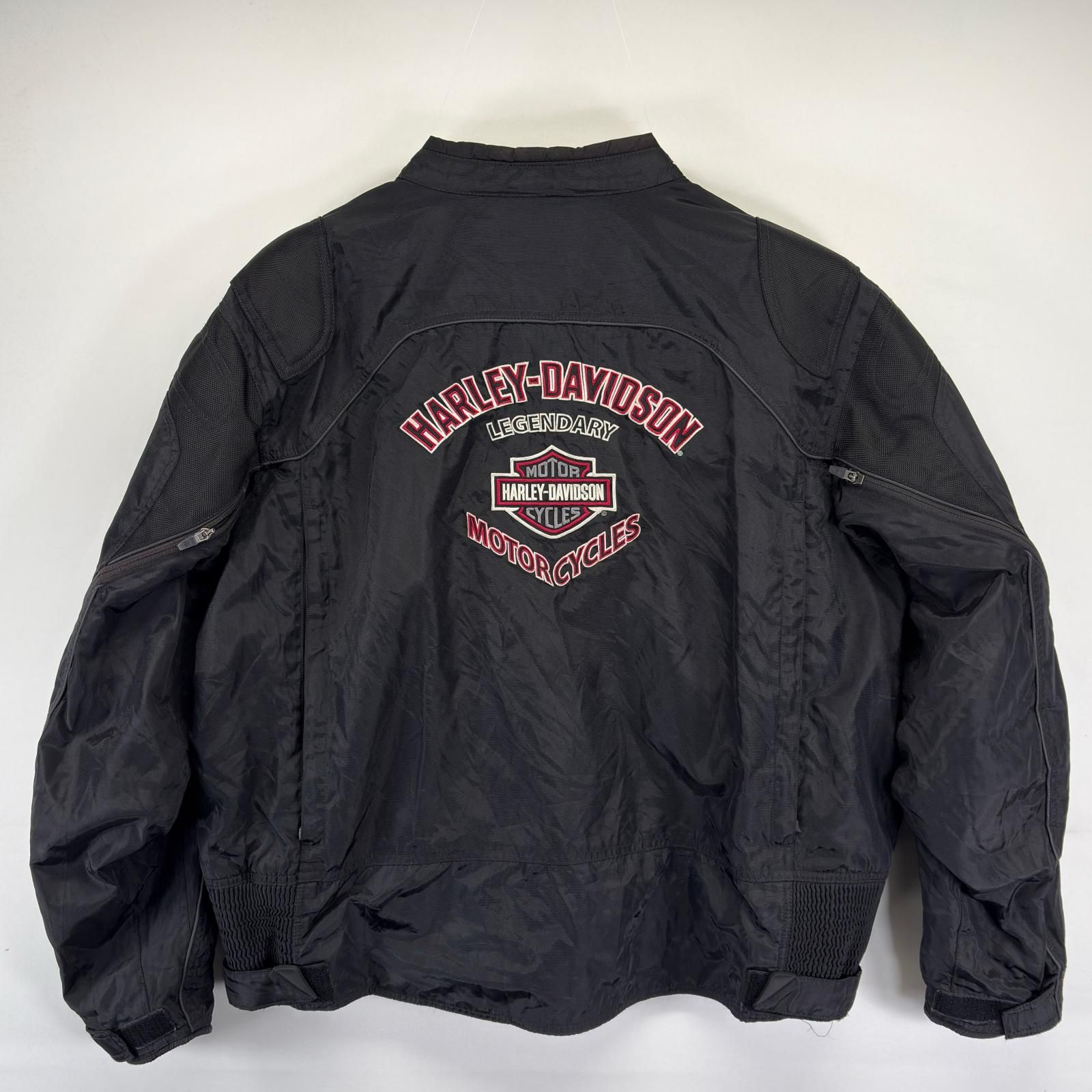 Harley-Davidson ナイロンジャケット ブラック 古着 ハーレーダビッドソン HARLEY DAVIDSON ナイロンジャケット