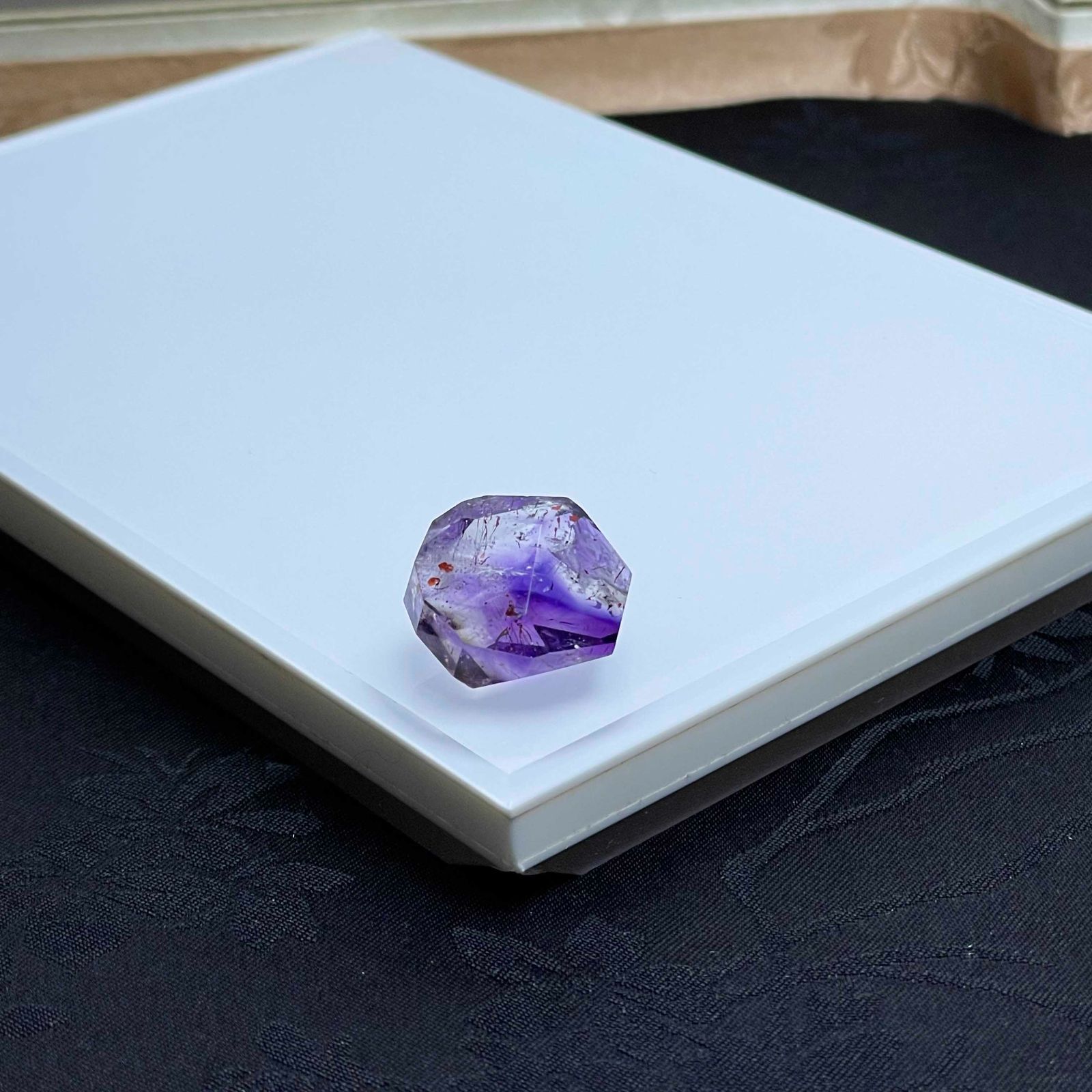 天然石☆【スーパーセブン】☆パワーストーン 天然石 原石 18.2*16.5