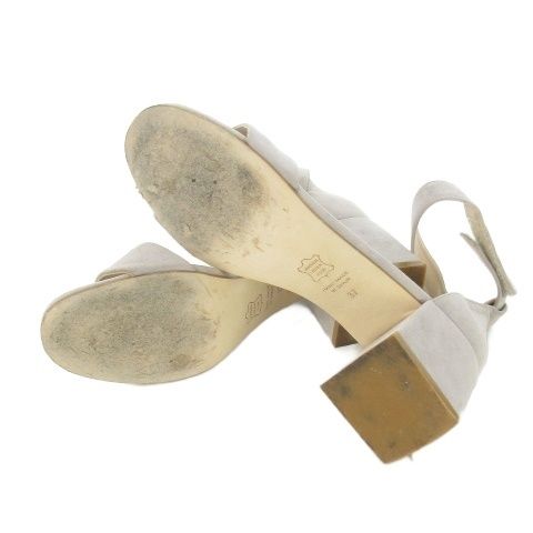 スエード ミドルヒール