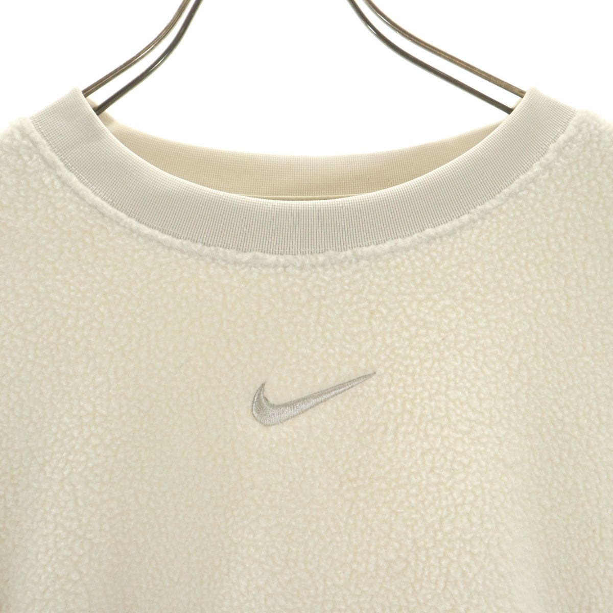 NIKE ナイキ 長袖 ボア スウェット 上下 セットアップ XL グレー系 